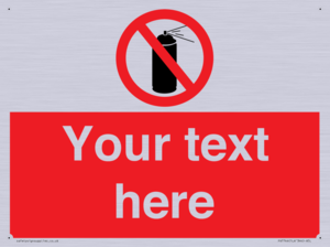 Custom prohibition no aerosol